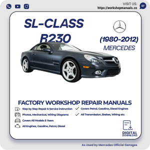 Mercedes SL-Class R230 Workshop Repair Manual 1980-2012 PDF Download