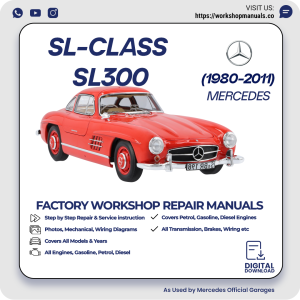 Mercedes SL-Class SL300 Workshop Repair Manual 1980-2011 PDF Download