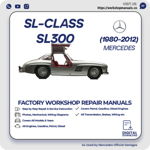 Mercedes SL-Class SL300 Workshop Repair Manual 1980-2012 PDF Download