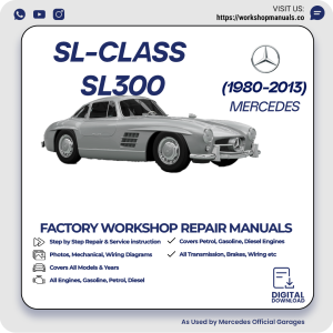 Mercedes SL-Class SL300 Workshop Repair Manual 1980-2013 PDF Download