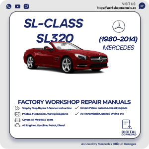 Mercedes SL-Class SL320 Workshop Repair Manual 1980-2014 PDF Download