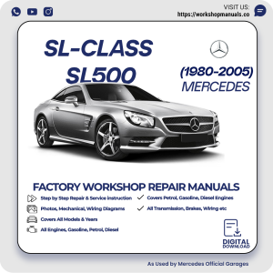 Mercedes SL-Class SL500 Workshop Repair Manual 1980-2005 PDF Download