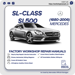 Mercedes SL-Class SL500 Workshop Repair Manual 1980-2006 PDF Download