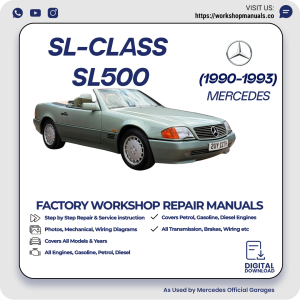 Mercedes SL-Class SL500 Workshop Repair Manual 1990-1993 PDF Download