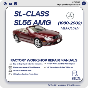 Mercedes SL-Class SL55 AMG Workshop Repair Manual 1980-2002 PDF Download