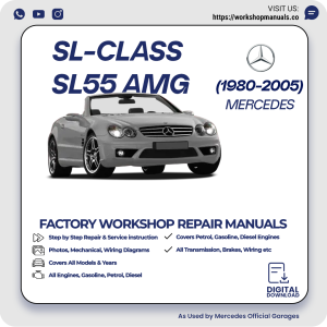Mercedes SL-Class SL55 AMG Workshop Repair Manual 1980-2005 PDF Download
