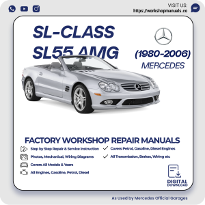 Mercedes SL-Class SL55 AMG Workshop Repair Manual 1980-2006 PDF Download