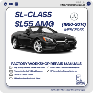 Mercedes SL-Class SL55 AMG Workshop Repair Manual 1980-2014 PDF Download