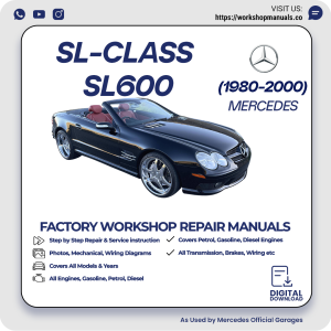 Mercedes SL-Class SL600 Workshop Repair Manual 1980-2000 PDF Download