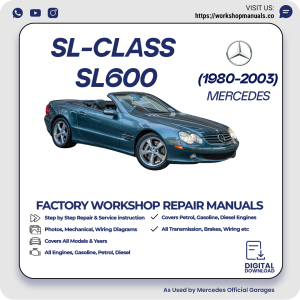 Mercedes SL-Class SL600 Workshop Repair Manual 1980-2003 PDF Download