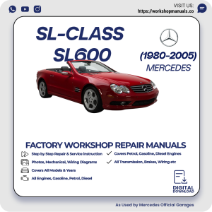 Mercedes SL-Class SL600 Workshop Repair Manual 1980-2005 PDF Download