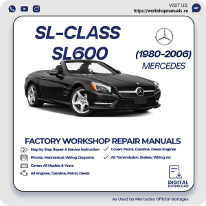 Mercedes SL-Class SL600 Workshop Repair Manual 1980-2006 PDF Download