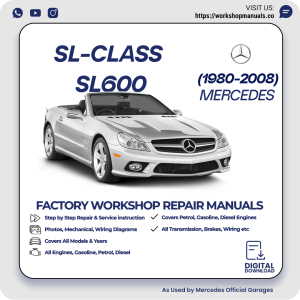 Mercedes SL-Class SL600 Workshop Repair Manual 1980-2008 PDF Download