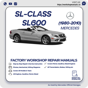 Mercedes SL-Class SL600 Workshop Repair Manual 1980-2010 PDF Download