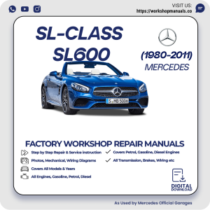 Mercedes SL-Class SL600 Workshop Repair Manual 1980-2011 PDF Download