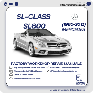 Mercedes SL-Class SL600 Workshop Repair Manual 1980-2013 PDF Download