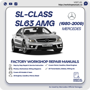 Mercedes SL-Class SL63 AMG Workshop Repair Manual 1980-2009 PDF Download