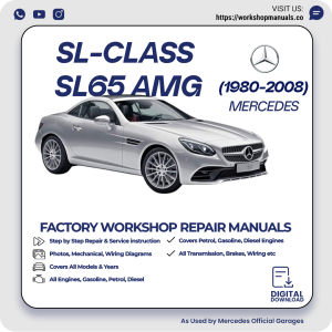 Mercedes SL-Class SL65 AMG Workshop Repair Manual 1980-2008 PDF Download