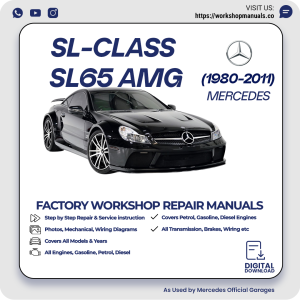 Mercedes SL-Class SL65 AMG Workshop Repair Manual 1980-2011 PDF Download