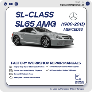 Mercedes SL-Class SL65 AMG Workshop Repair Manual 1980-2013 PDF Download