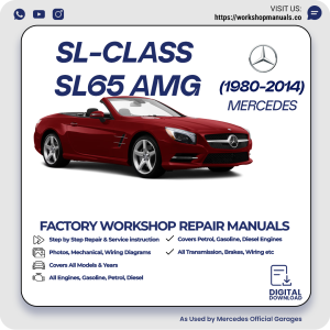 Mercedes SL-Class SL65 AMG Workshop Repair Manual 1980-2014 PDF Download