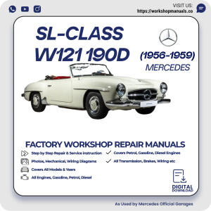 Mercedes SL-Class W121 190D Workshop Repair Manual 1956-1959 PDF Download