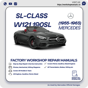 Mercedes SL-Class W121 190SL Workshop Repair Manual 1955-1963 PDF Download
