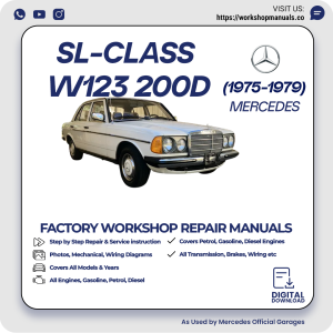 Mercedes W123 200D Workshop Repair Manual 1975-1979 PDF Download