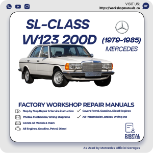 Mercedes W123 200D Workshop Repair Manual 1979-1985 PDF Download