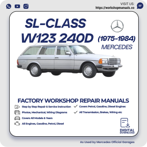 Mercedes W123 240D Workshop Repair Manual 1975-1984 PDF Download
