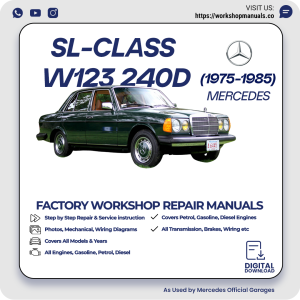 Mercedes W123 240D Workshop Repair Manual 1975-1985 PDF Download
