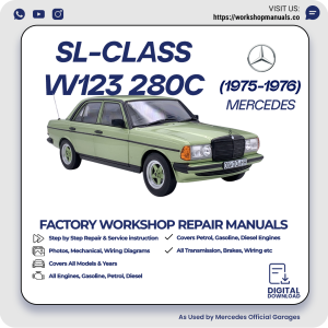 Mercedes W123 280C Workshop Repair Manual 1975-1976 PDF Download