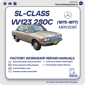 Mercedes W123 280C Workshop Repair Manual 1975-1977 PDF Download
