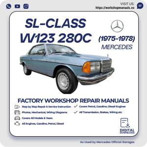 Mercedes W123 280C Workshop Repair Manual 1975-1978 PDF Download
