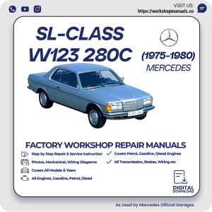 Mercedes W123 280C Workshop Repair Manual 1975-1980 PDF Download