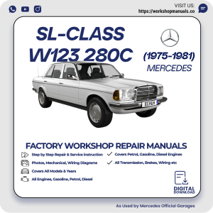 Mercedes W123 280C Workshop Repair Manual 1975-1981 PDF Download