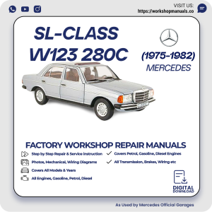 Mercedes W123 280C Workshop Repair Manual 1975-1982 PDF Download