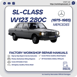 Mercedes W123 280C Workshop Repair Manual 1975-1983 PDF Download