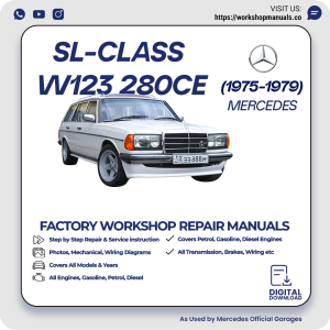 Mercedes W123 280CE Workshop Repair Manual 1975-1979 PDF Download