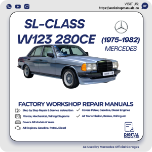 Mercedes W123 280CE Workshop Repair Manual 1975-1982 PDF Download