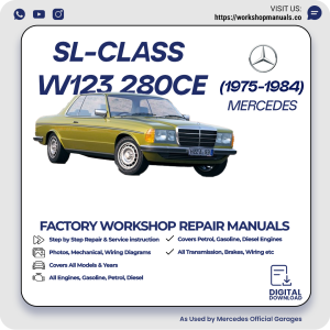 Mercedes W123 280CE Workshop Repair Manual 1975-1984 PDF Download