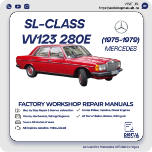 Mercedes W123 280E Workshop Repair Manual 1975-1979 PDF Download
