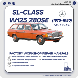 Mercedes W123 280SE Workshop Repair Manual 1975-1980 PDF Download