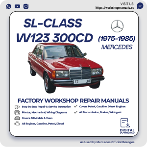Mercedes W123 300CD Workshop Repair Manual 1975-1985 PDF Download
