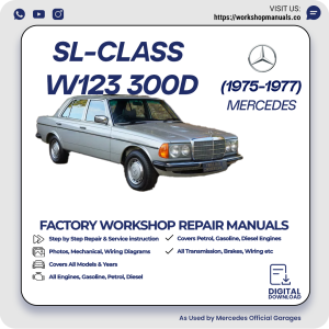 Mercedes W123 300D Workshop Repair Manual 1975-1977 PDF Download