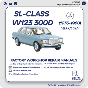 Mercedes W123 300D Workshop Repair Manual 1975-1980 PDF Download