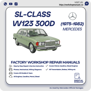 Mercedes W123 300D Workshop Repair Manual 1975-1982 PDF Download