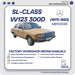 Mercedes W123 300D Workshop Repair Manual 1975-1983 PDF Download