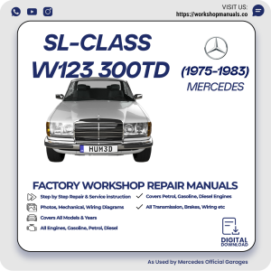 Mercedes W123 300TD Workshop Repair Manual 1975-1983 PDF Download