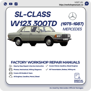 Mercedes W123 300TD Workshop Repair Manual 1975-1987 PDF Download